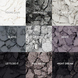 ColourPop Blowin' Smoke Eyeshadow Palette - Silver Eyeshadow and Smokey Eye Eyeshadow Palette with Metallic and Matte Finishes - High-Pigment Eye Makeup with a Long-Wearing Formula (0.3 oz)