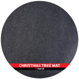 Drymate Christmas Tree Stand Mat (28”), Protects Floors from Spills and Scratches, Absorbent, Waterproof, Machine Washable, Durable, (Made in The USA)(Holiday Sprinkled Spruce)