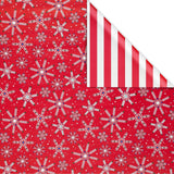 American Greetings 120 sq. ft. Pink Christmas Wrapping Paper Set, Red and Pink (4 Rolls 30 in. x 12 ft., 7 Bows, 30 Gift Tags)