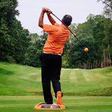 Orange Whip Orange Peel Balance Trainer Aid for Improved Balance Golf - Upgrade Option with Resistance Band Fitness Training