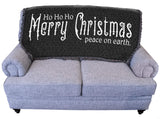 Pure Country Weavers It's A Wonderful Life Blanket Black - Gift Christmas Tapestry Throw for Back of Couch or Sofa - Woven from Cotton - Made in The USA (61x36)