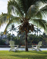 POLYWOOD AD4030PB Classic Outdoor Adirondack Chair, Pacific Blue