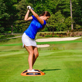Orange Whip Orange Peel Balance Trainer Aid for Improved Balance Golf - Upgrade Option with Resistance Band Fitness Training