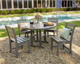 POLYWOOD® Lakeside Dining Set, Teak